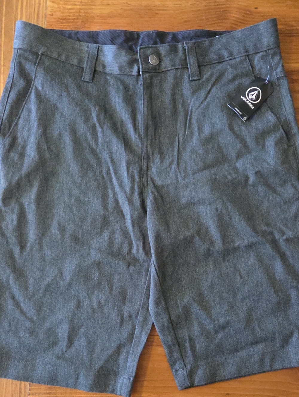 Volcom Men's Gray Flat Shorts